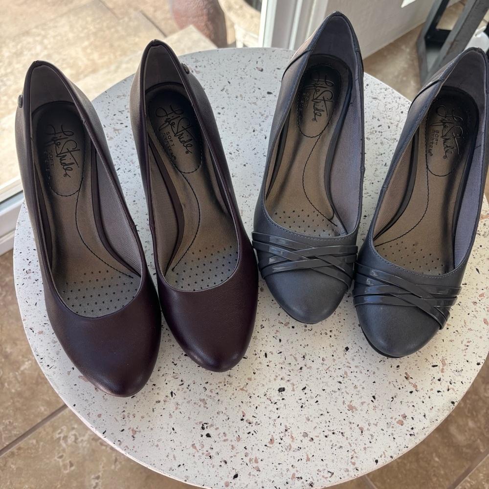 Life Stride Women's Heels - set of 2 Size 5.5